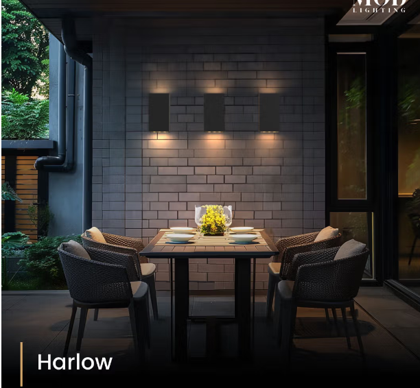 Harlow-moderné vonkajšie osvetlenie
