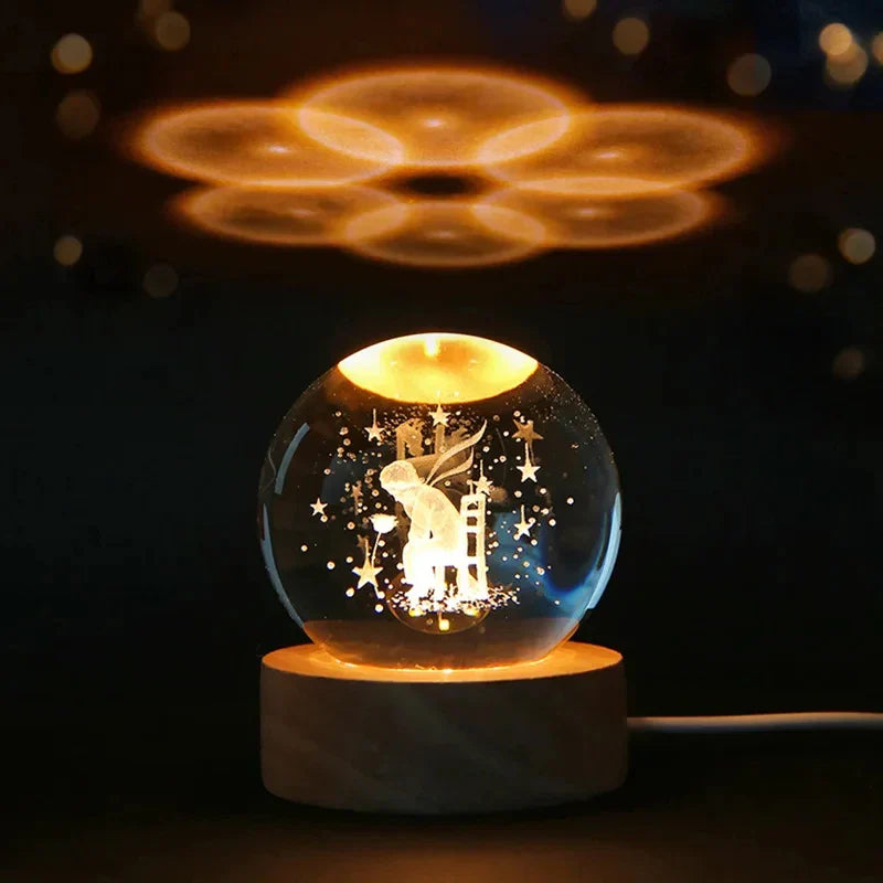 OrbIllume | 3D Planet Crystal Light