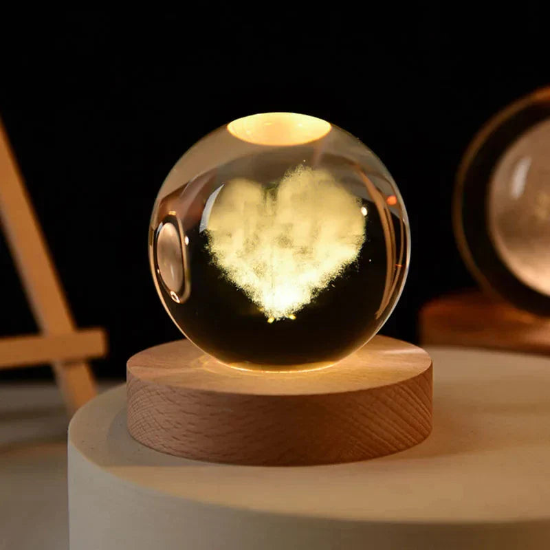 OrbIllume | 3D Planet Crystal Light