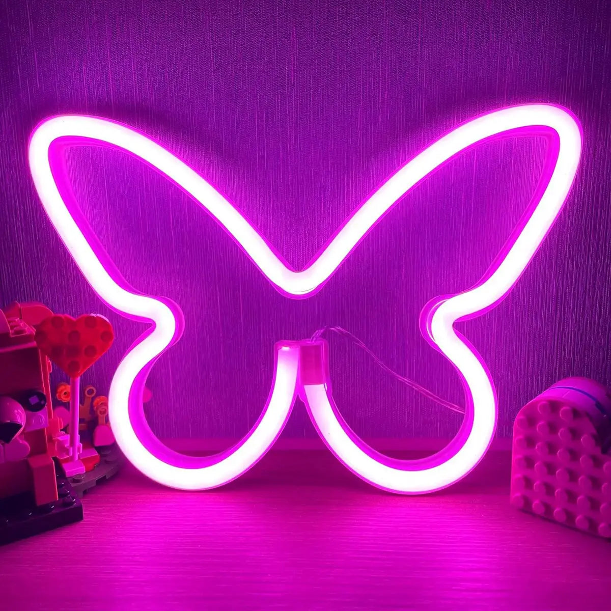 NeonWings | Neónové svetlo motýľa