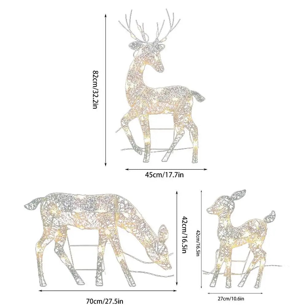 GlowingDeer | Vianočná dekorácia soba