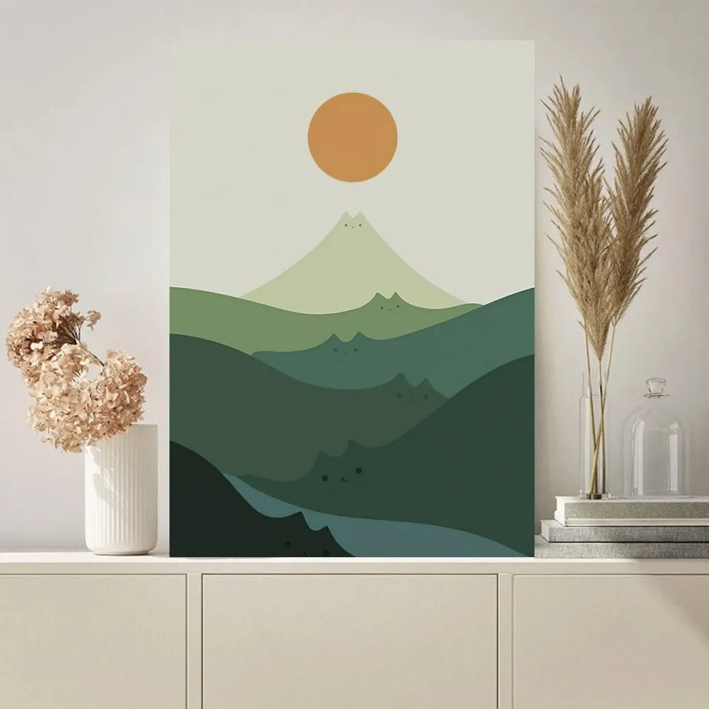 MoonLines | Minimalistické umenie na plátne