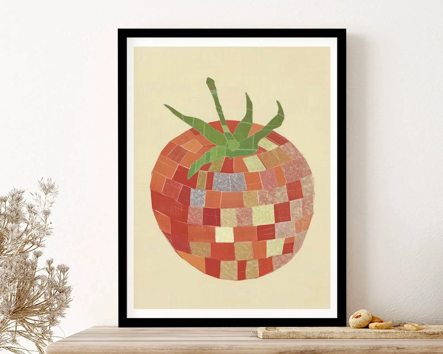 DiscoBerry | Disco Strawberry Umelecký nástenný plagát