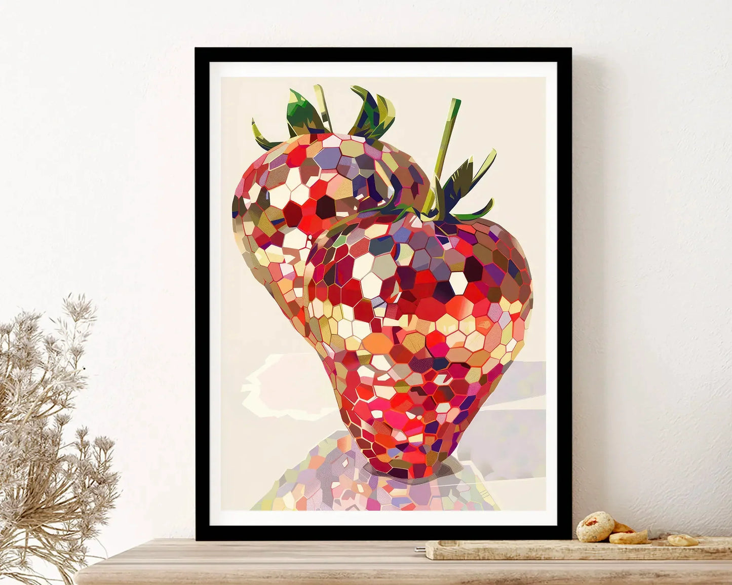 DiscoBerry | Disco Strawberry Umelecký nástenný plagát