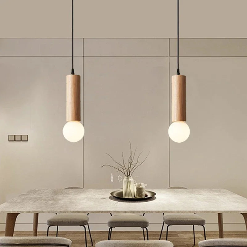 NatureGloss | Minimalistická závesná lampa z prírodného dreva