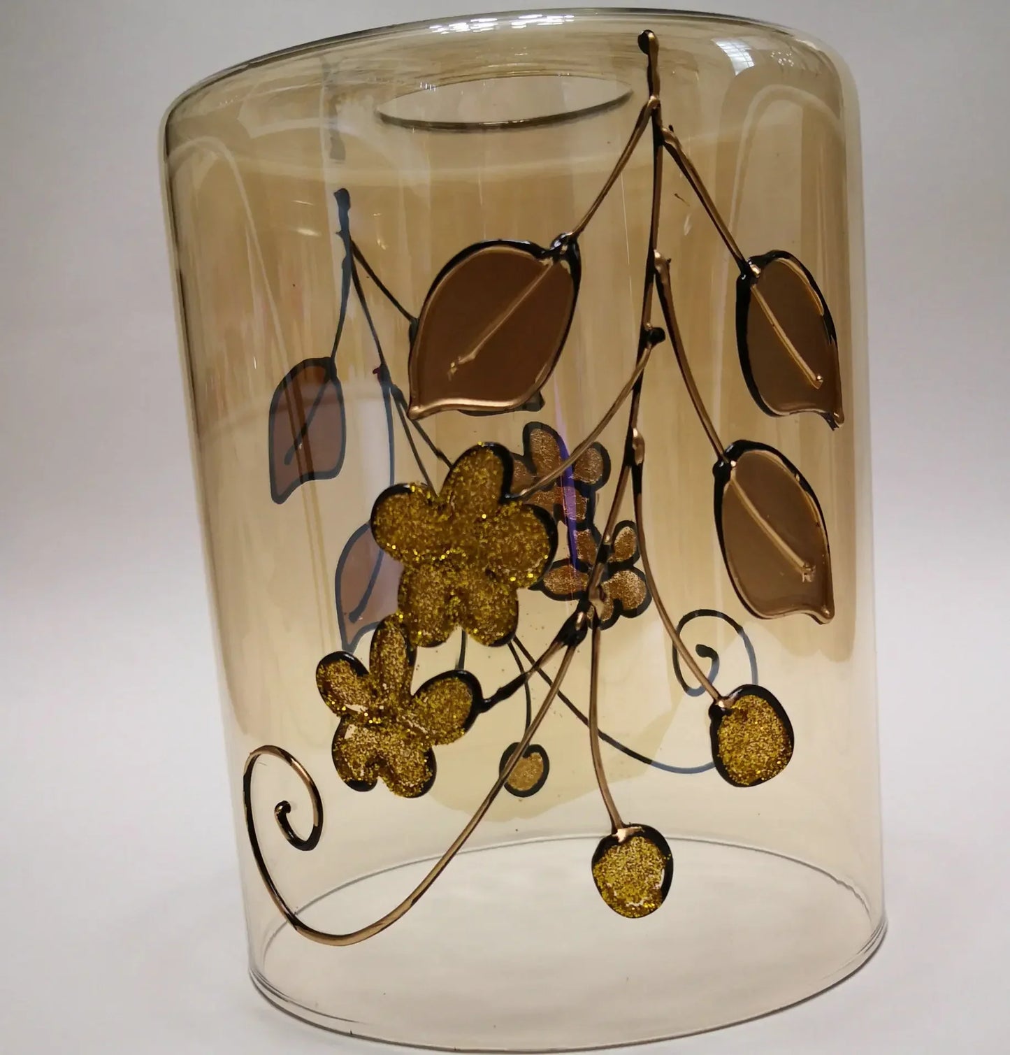 VintageGlass | Závesná lampa sklenené vintage tienidlo