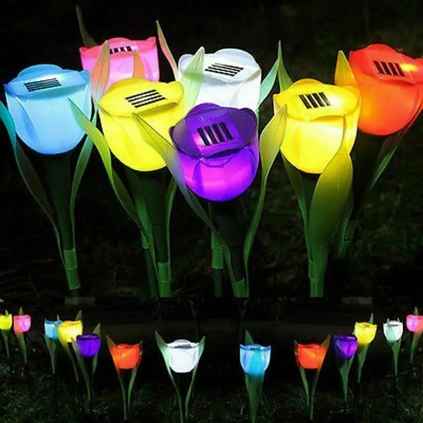 PetalGlow - Solárne osvetlenie tulipánov
