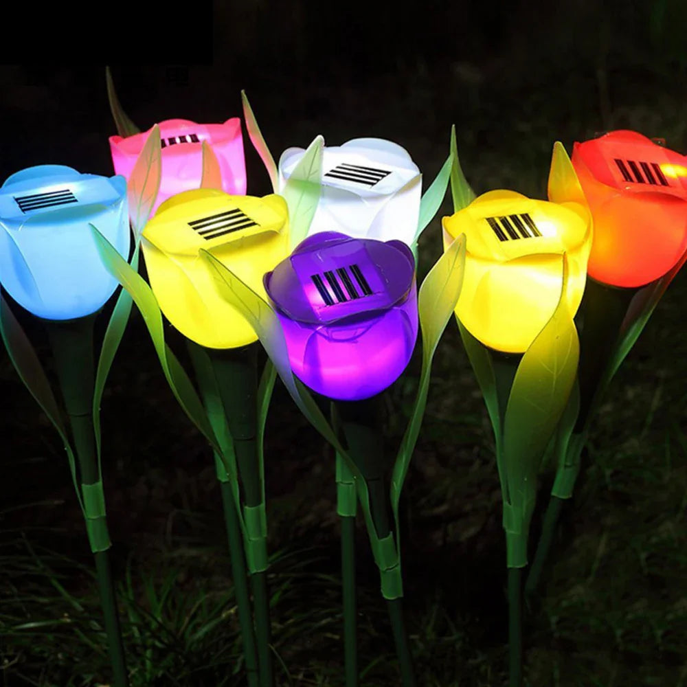 PetalGlow - Solárne osvetlenie tulipánov