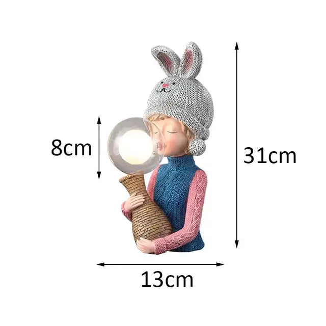 HatDiva - Stolné lampy Hat girl