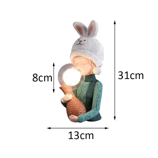 HatDiva - Stolné lampy Hat girl
