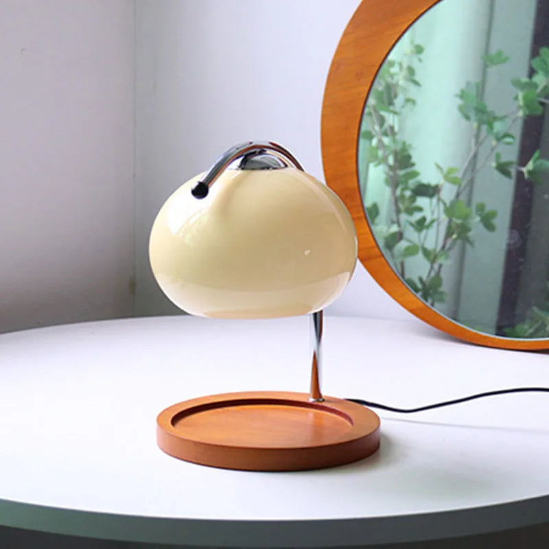 VintageAura - stolová lampa s vintage glazúrou