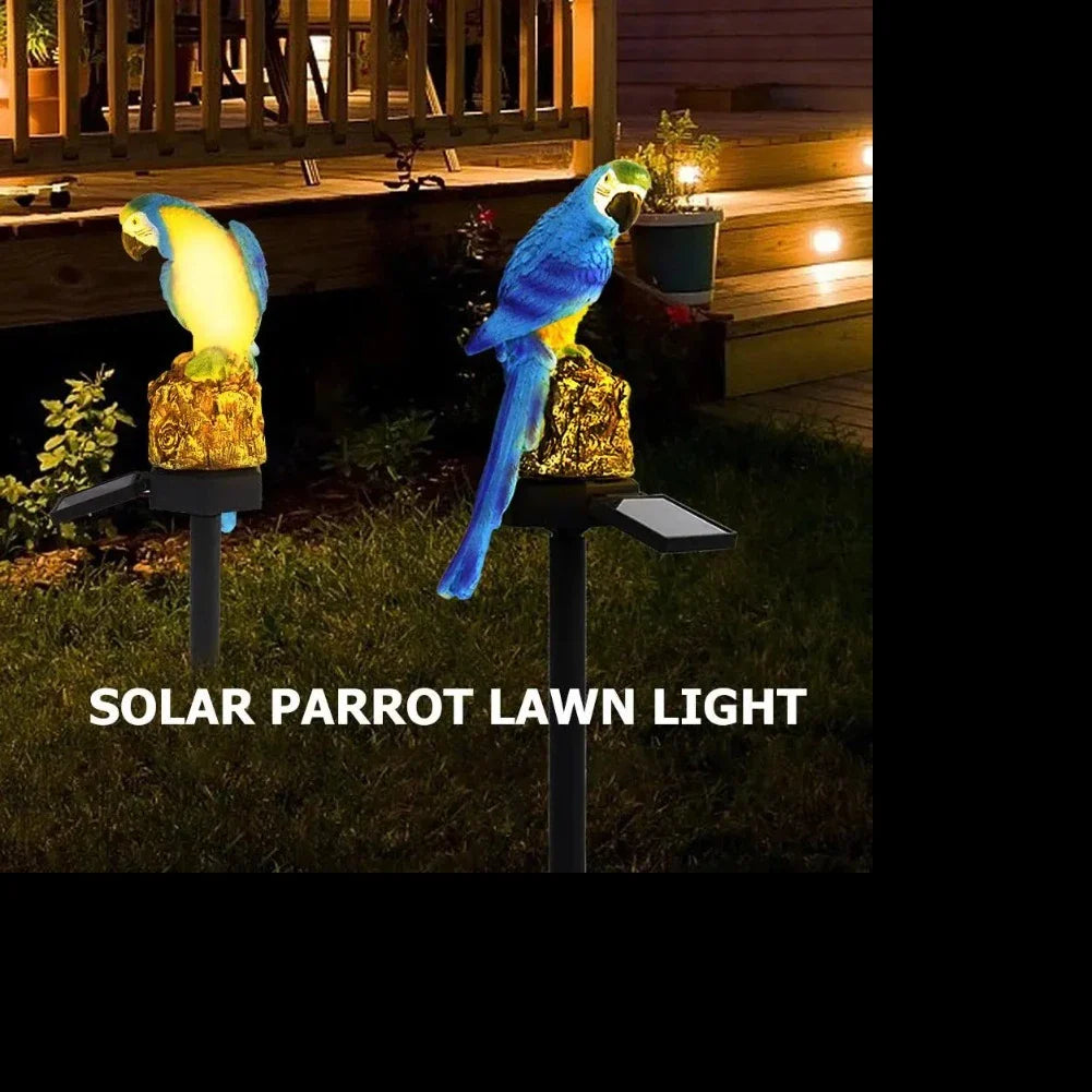 SolarSongbird - Vodotesná dekoratívna záhradná lampa do exteriéru