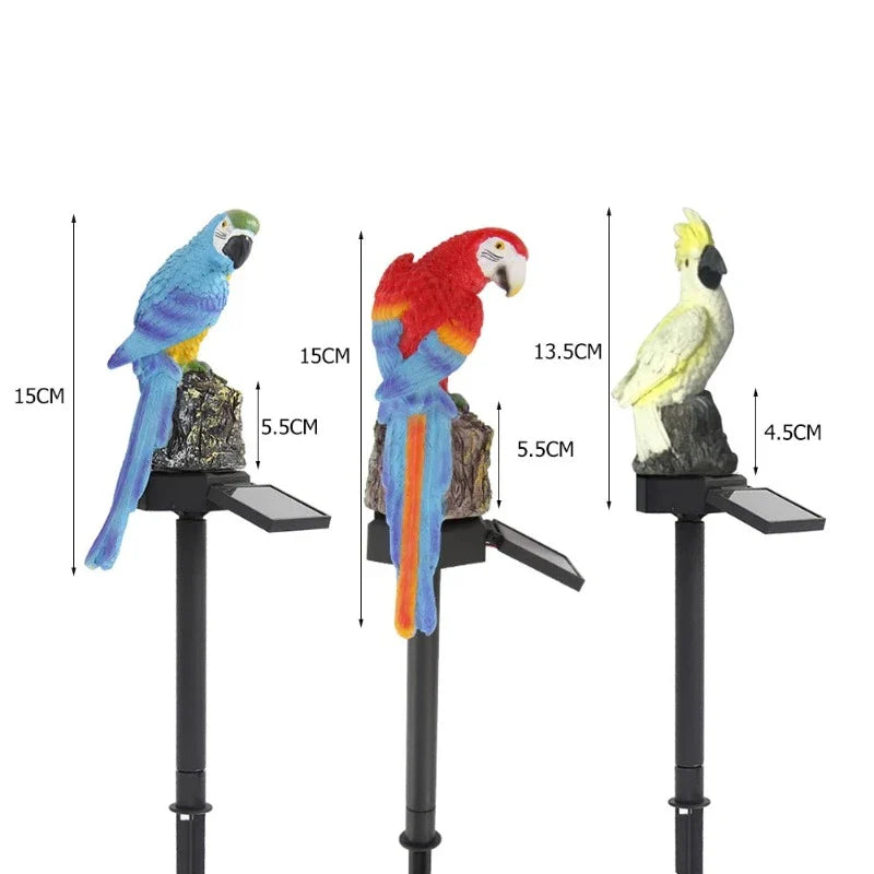 SolarSongbird - Vodotesná dekoratívna záhradná lampa do exteriéru