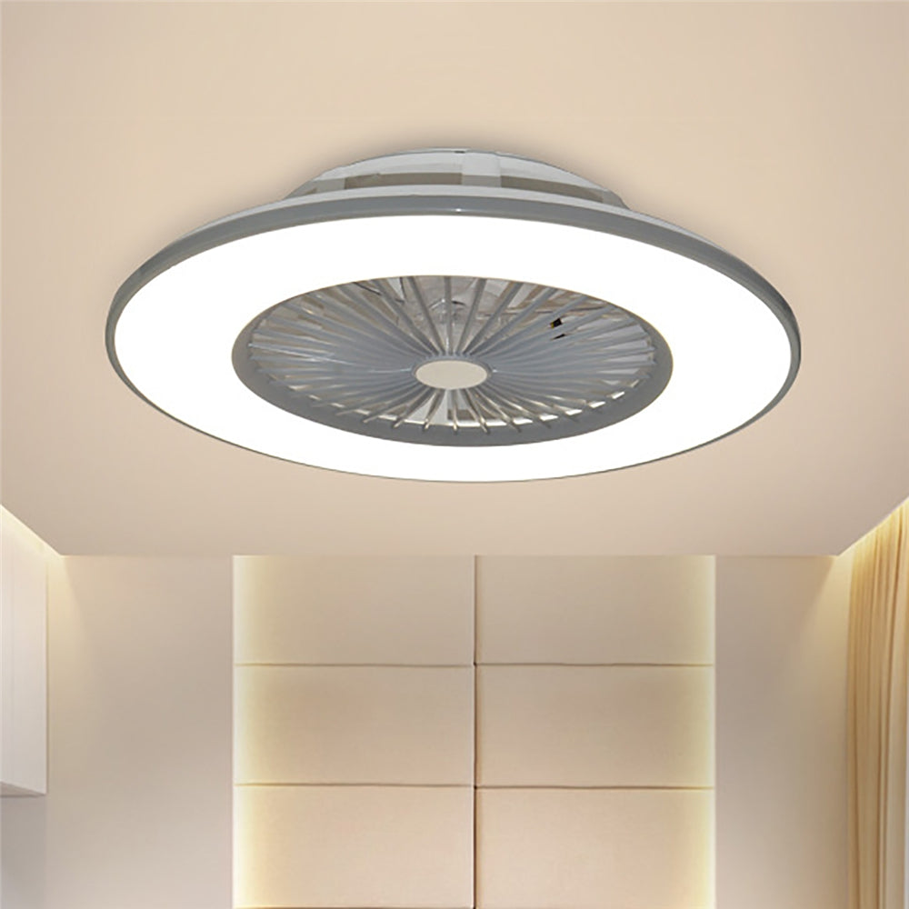 TropicalBreeze - Ventilátor s palmovými listami a svetlom