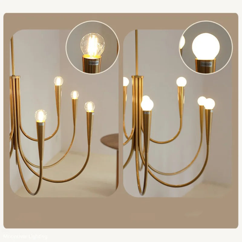 RoyaltyFrench - Stropné svietidlo LED Candlelight