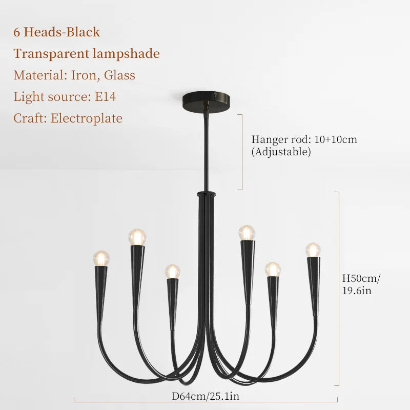 RoyaltyFrench - Stropné svietidlo LED Candlelight