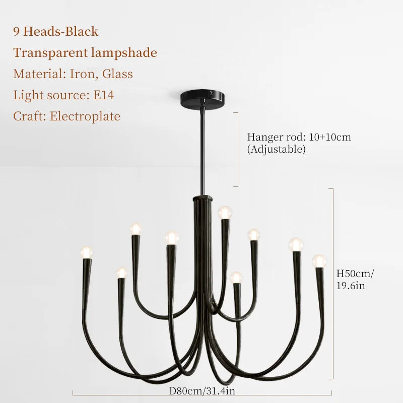 RoyaltyFrench - Stropné svietidlo LED Candlelight