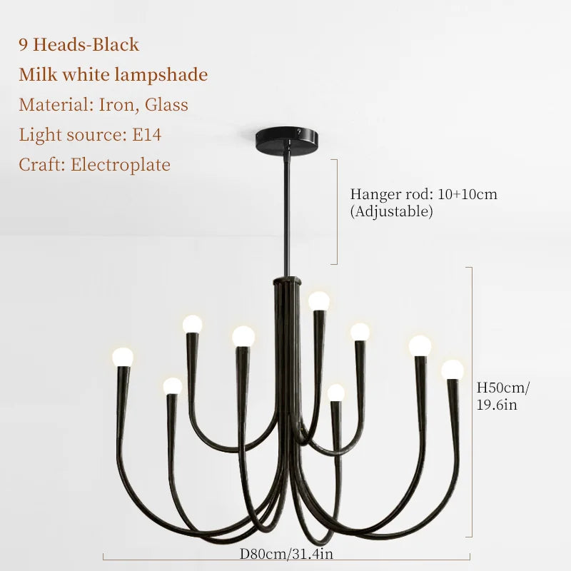 RoyaltyFrench - Stropné svietidlo LED Candlelight