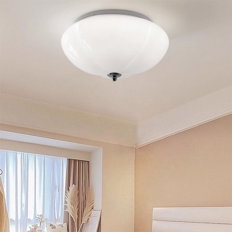 RetroGlaze - Sklenená lampa s odleskom tekvice