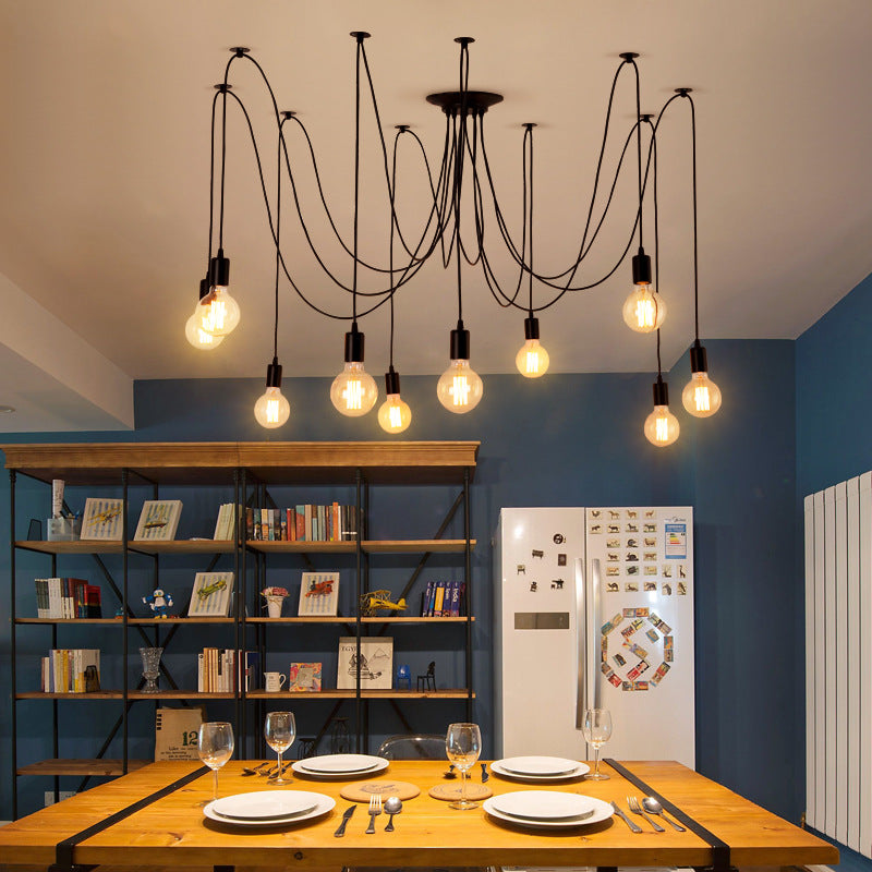Radia - Pavúčia lustrová lampa