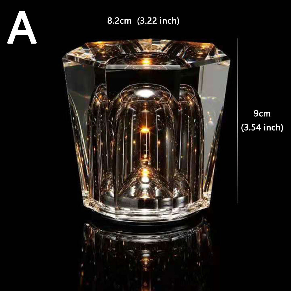 LumiGlimmer | Crystal Lamp Bezdrôtová stolová lampa
