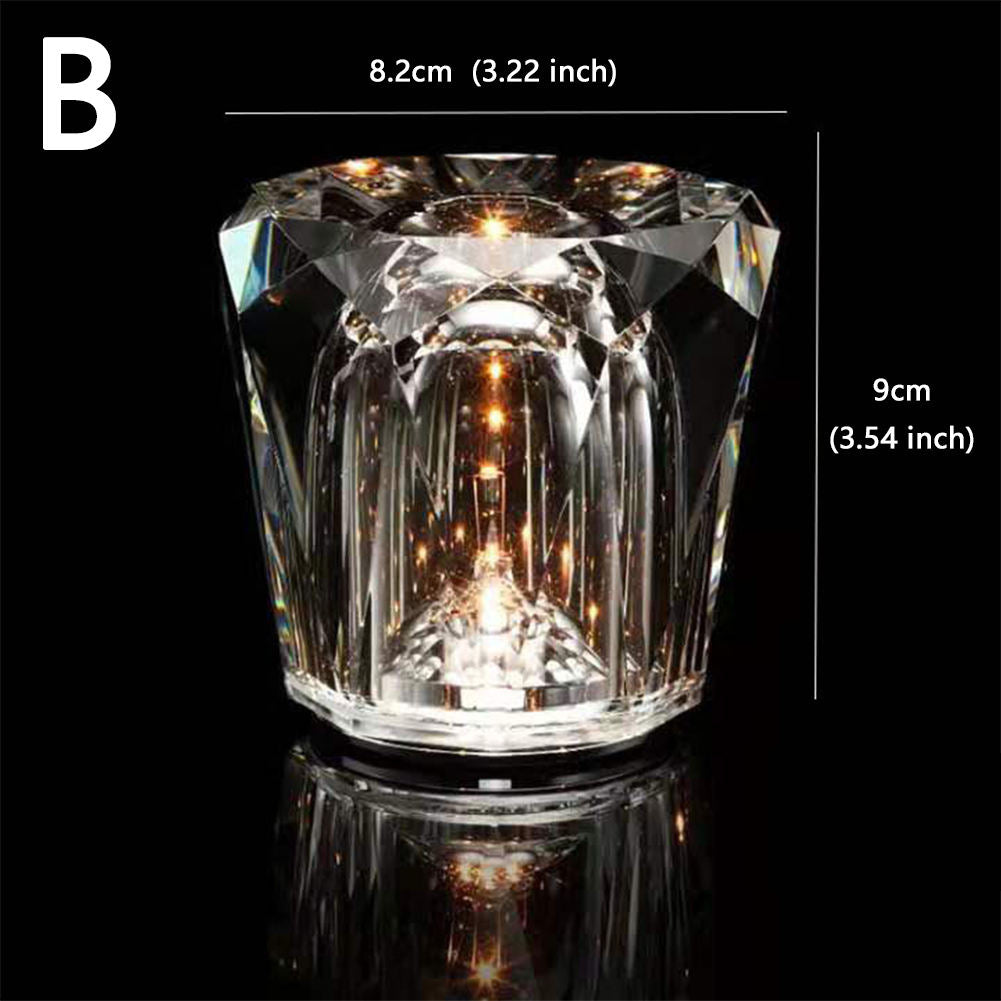 LumiGlimmer | Crystal Lamp Bezdrôtová stolová lampa
