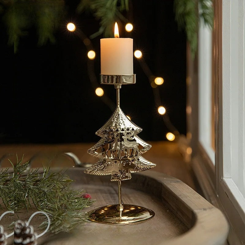 HolidayCharm | Držiak na čajové sviečky na vianočný stôl
