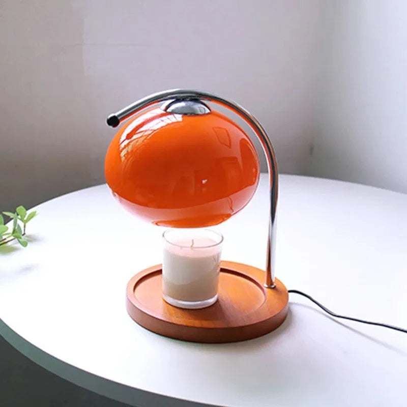 AvantGlimmer - Sklenená stolová lampa Macaron