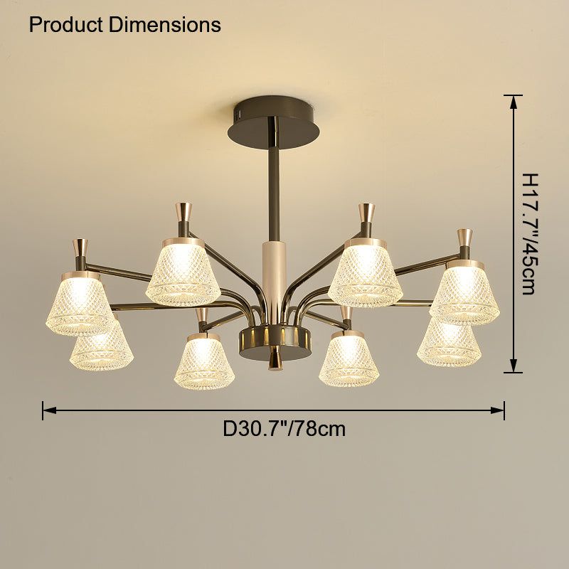 Severské lustrové lampy