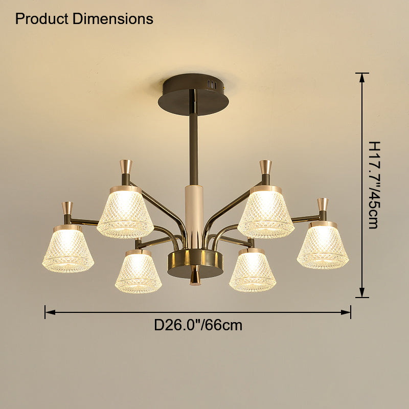 Severské lustrové lampy