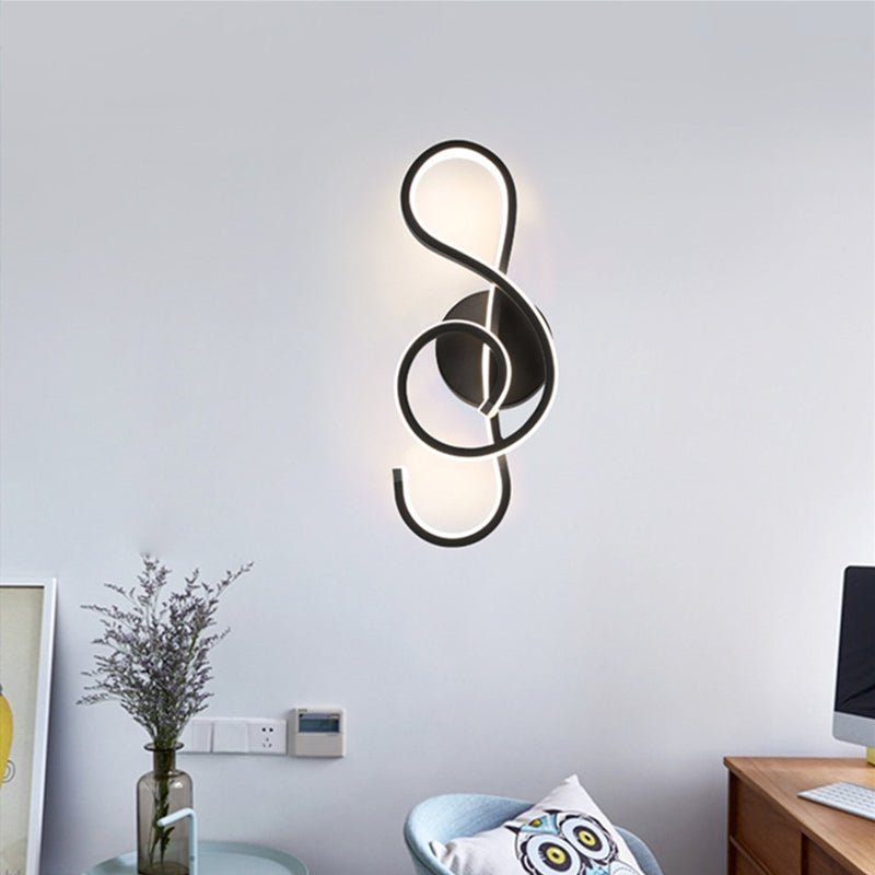 Nástenné svietidlo Nordic music note