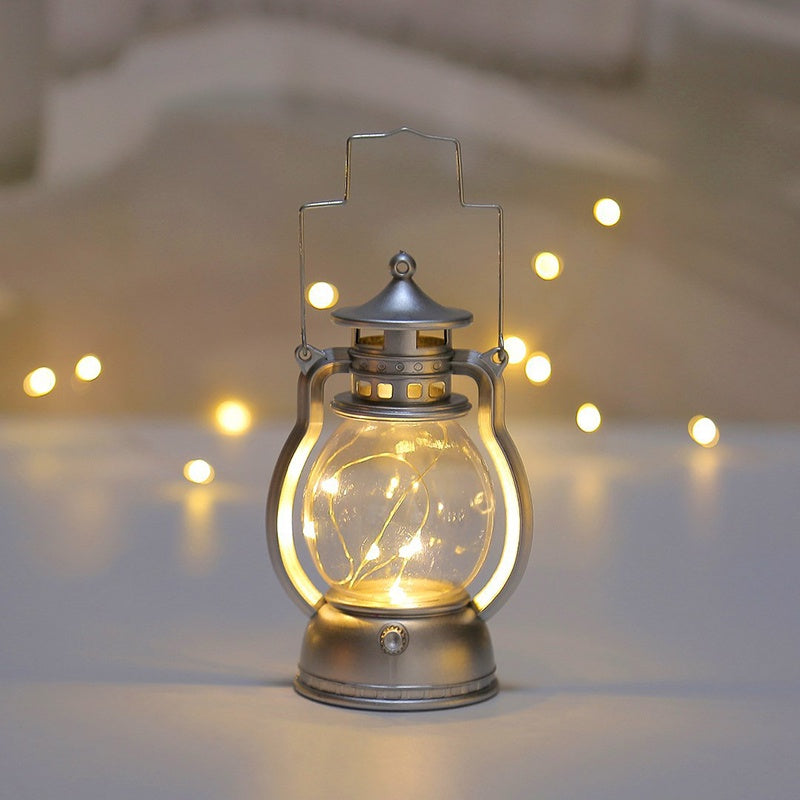 AntiqueAura | Závesný lampáš na batérie