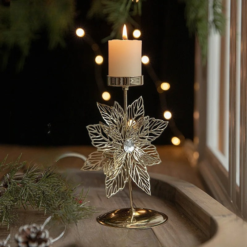 HolidayCharm | Držiak na čajové sviečky na vianočný stôl