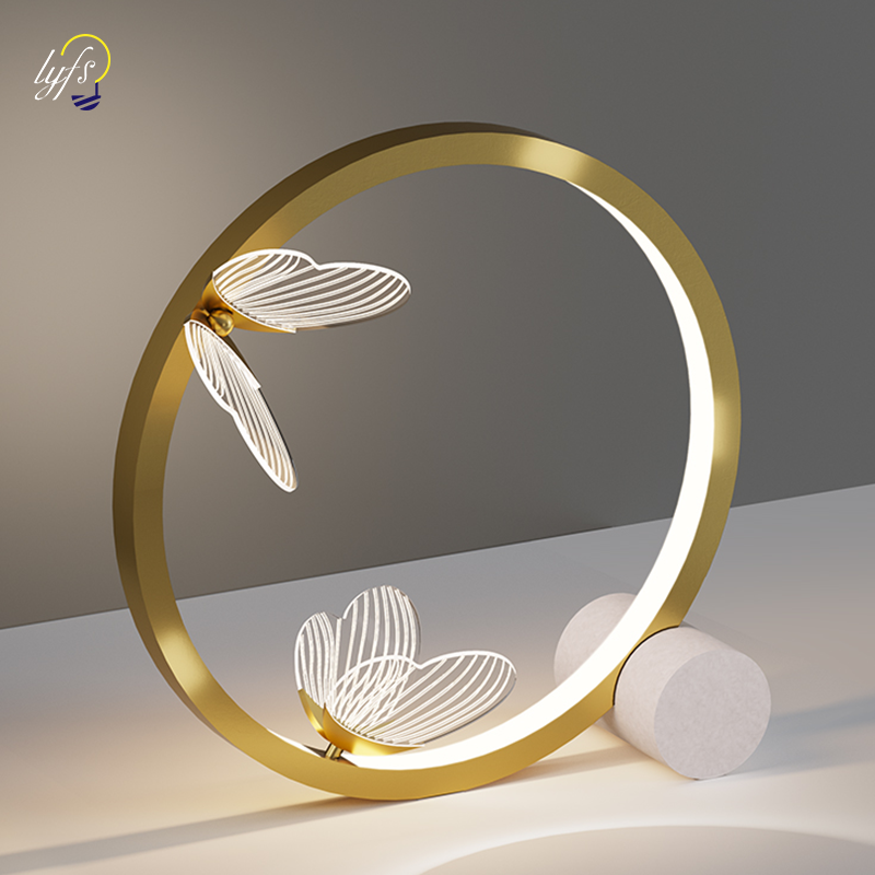 ModernistGlow - Stolná lampa Butterfly