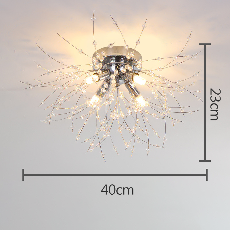 Krištáľové stropné svetlo Dandelion