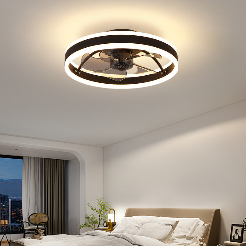 Moderný stropný ventilátor led lampa