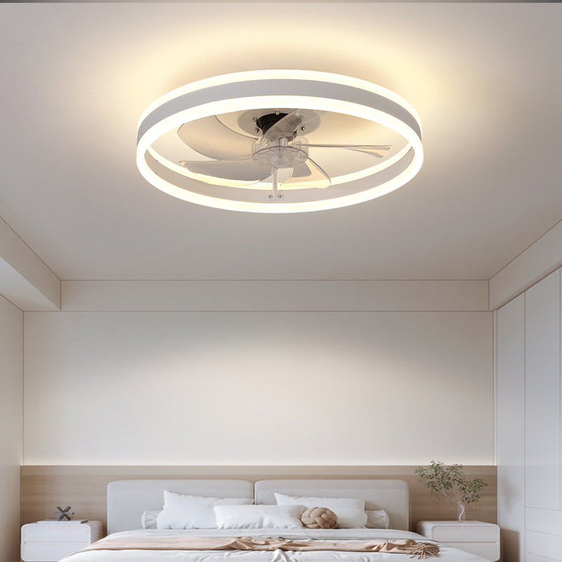 Moderný stropný ventilátor led lampa