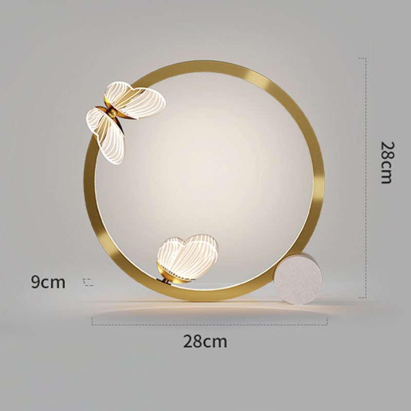 ModernistGlow - Stolná lampa Butterfly