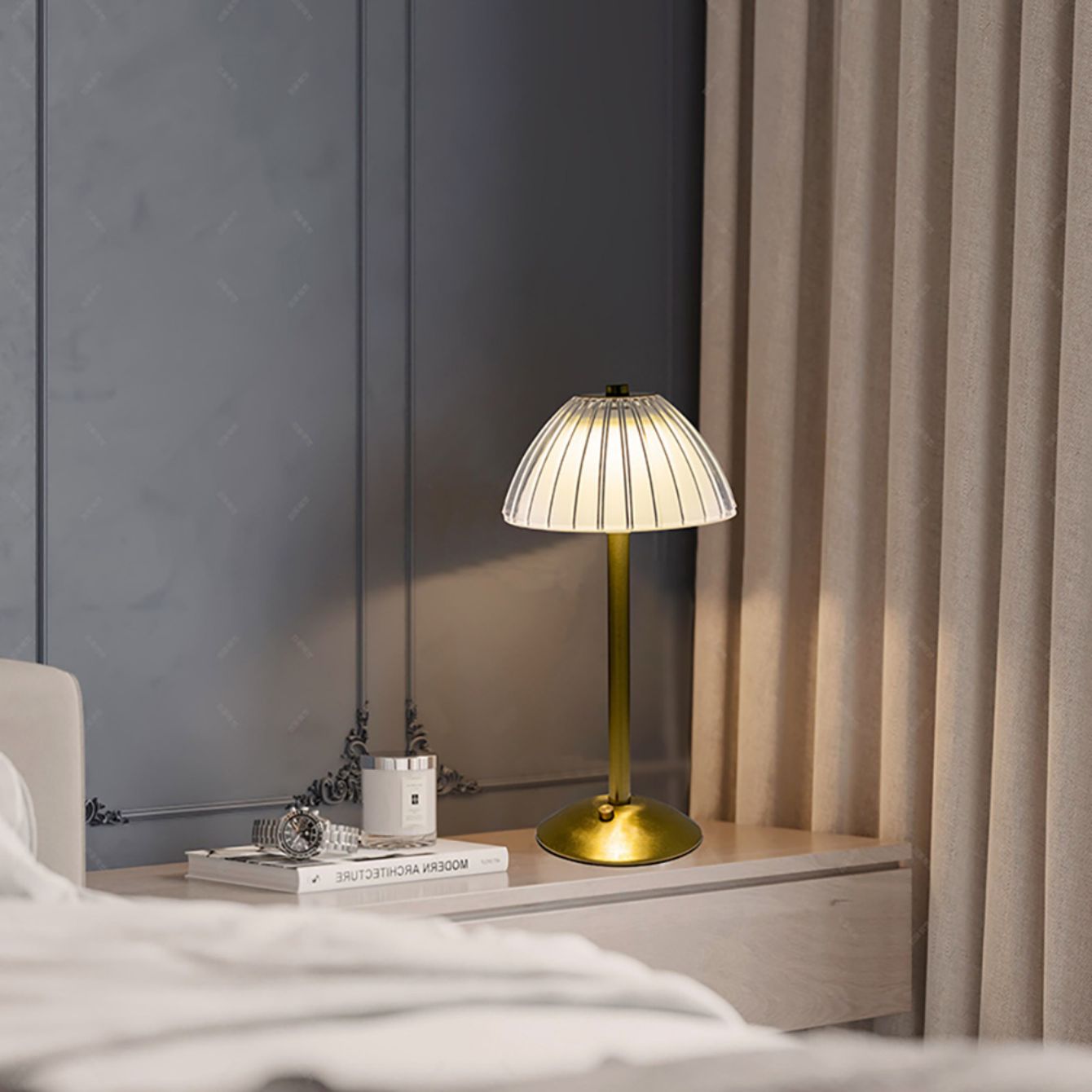 VintageCrystal | Retro stolová lampa