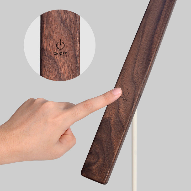 EleganceWood | Elegantná drevená stolová lampa