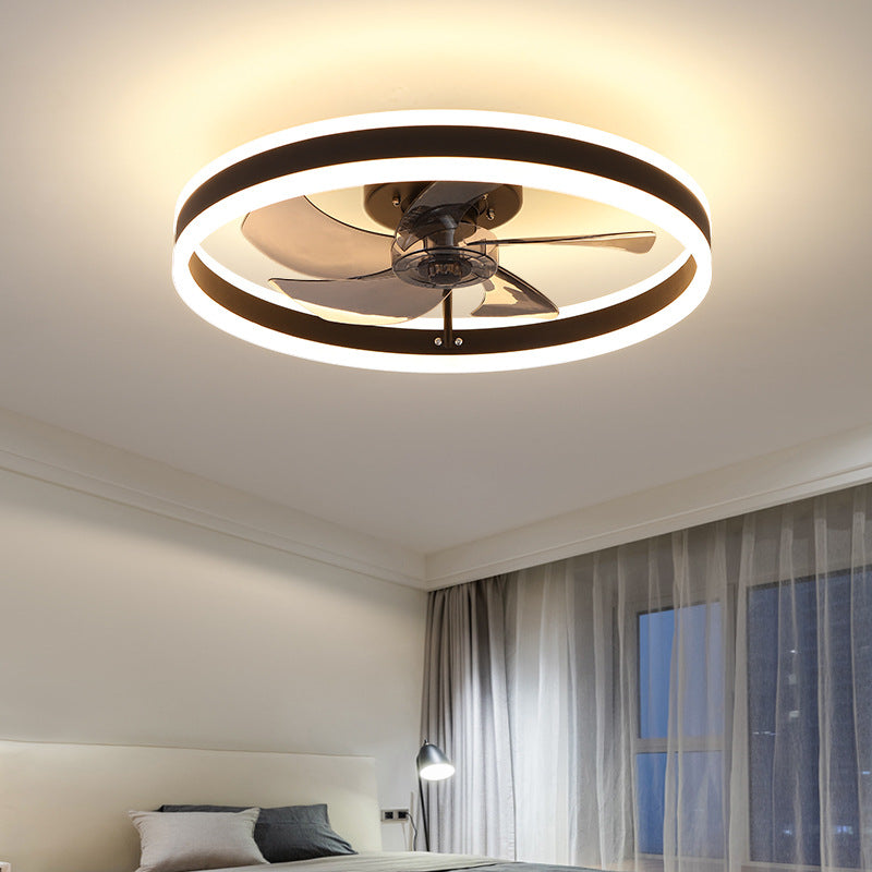 Moderný stropný ventilátor led lampa