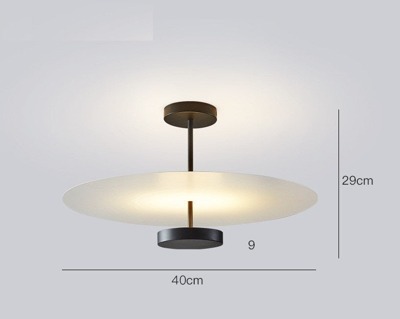 Minimalistické okrúhle závesné svetlo