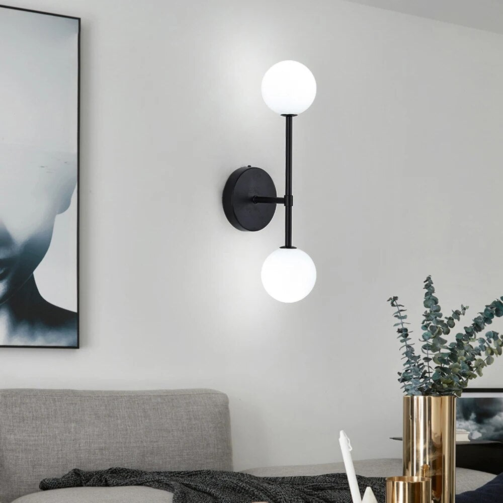 LuminousCrystal - Matné sklo Bal Led nástenné svietidlo