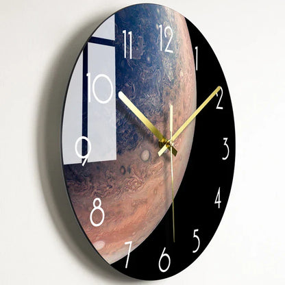 TimelessUniverse - Sklenené nástenné hodiny