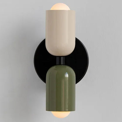 Stredoveký vietor s dvojitými hlavami v spálni francúzska nástenná lampa