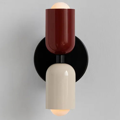 Stredoveký vietor s dvojitými hlavami v spálni francúzska nástenná lampa
