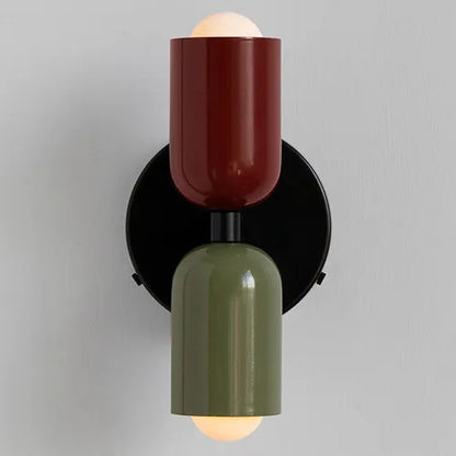 Stredoveký vietor s dvojitými hlavami v spálni francúzska nástenná lampa
