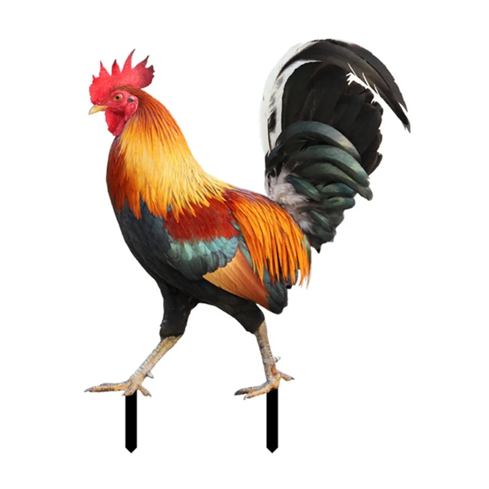 RoosterRoyale - Trvalá záhradná dekorácia s kohútom