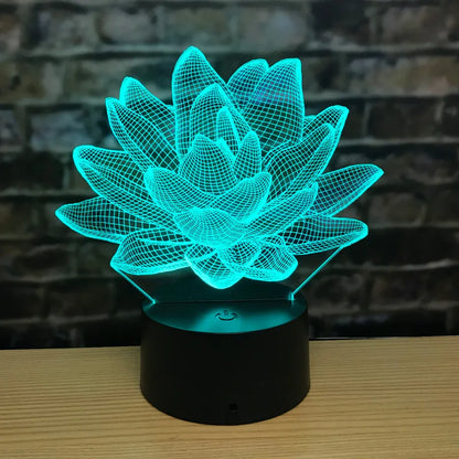 3DAcrylic - Nočná lampa Lotus