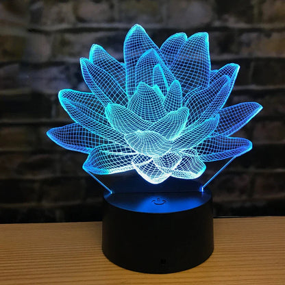 3DAcrylic - Nočná lampa Lotus